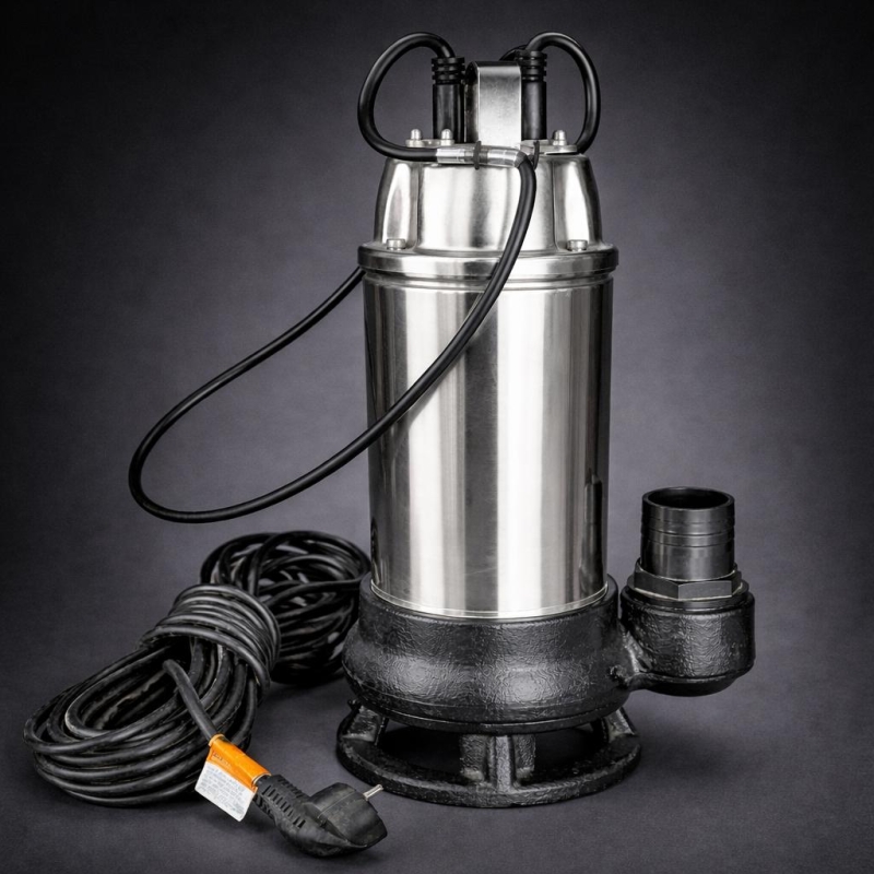 ALARKO WQCND 15-15 2 HP 220V PASLANMAZ PARÇALAYICI BIÇAKLI DALGIÇ POMPA