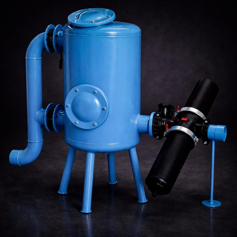 2 1/2 Geri yıkamalı yosun filtresi Plastik filtreli