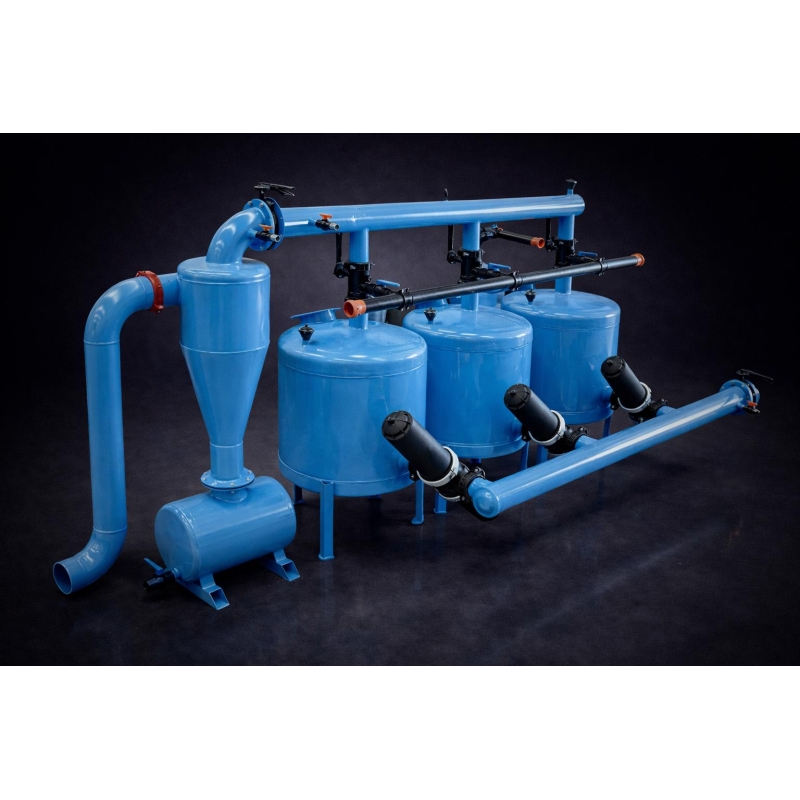 5 x 3 Hidrosiklon Çoklu Yosun Filtresi Double Sistem