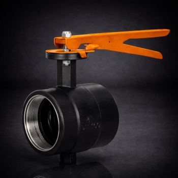 5 İçten Dişli Kelebek Vana Polyamid Gövde