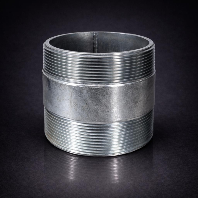 4 (110) Kalvanizli Boru Nipel 